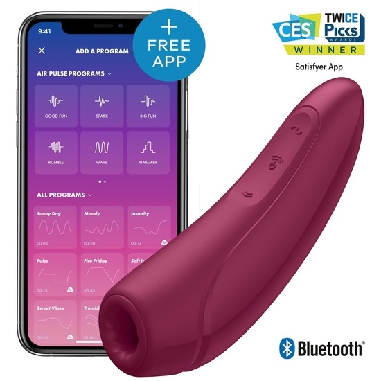 Satisfyer Curvy 1+ Rose Red