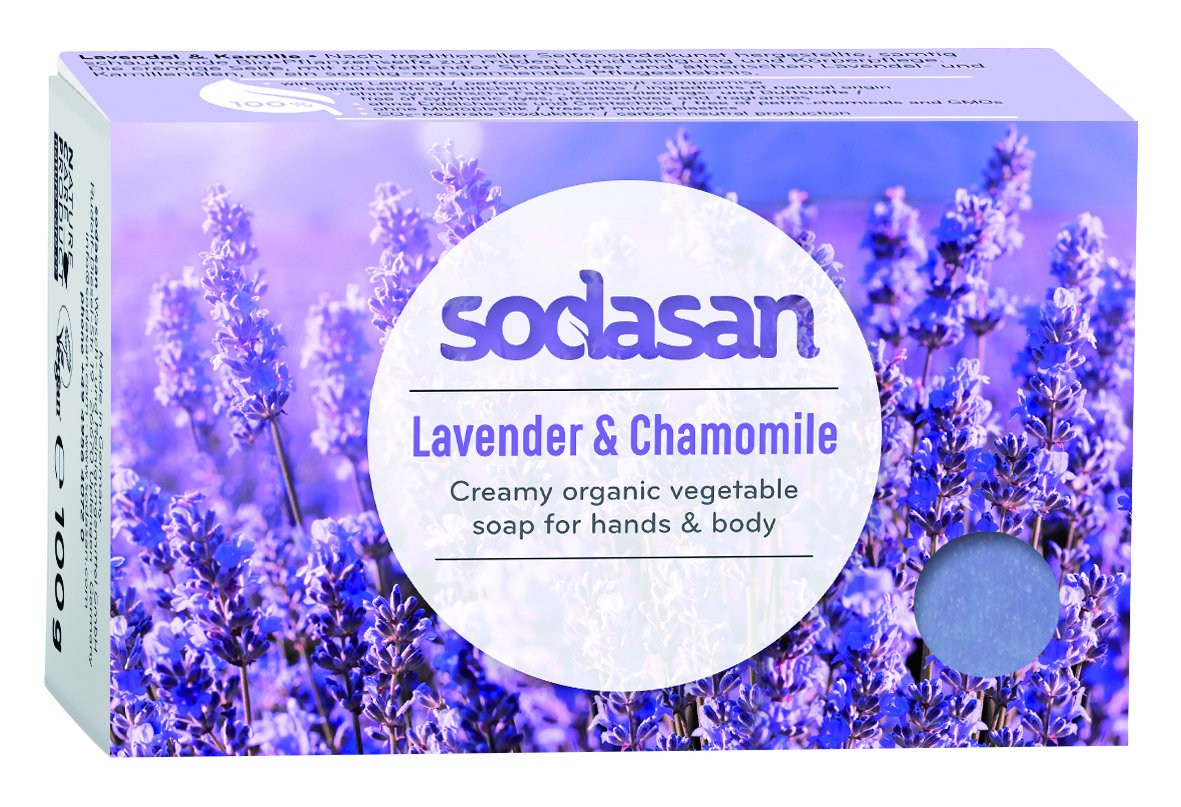Sodasan Lavendel & Kamomill EKO Tvål 100 g