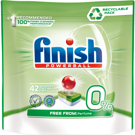 Finish All in One Max 0% 42 tabletter