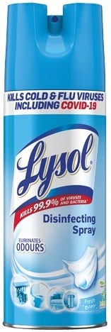 Lysol Desinfektionsspray på ytor Fresh Linen 400 ml