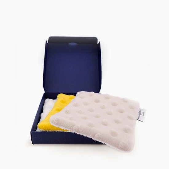 Le petit carré Français Ekologiska Babywipes Yellow Mix 3-pack