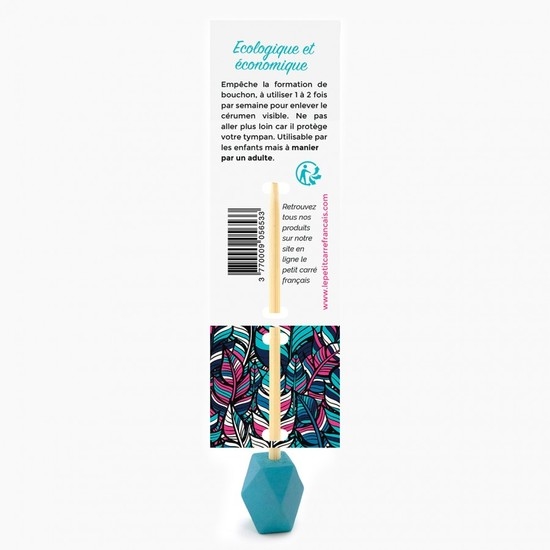 Le petit carré Français Ekologisk Örontops i Bambu Blue