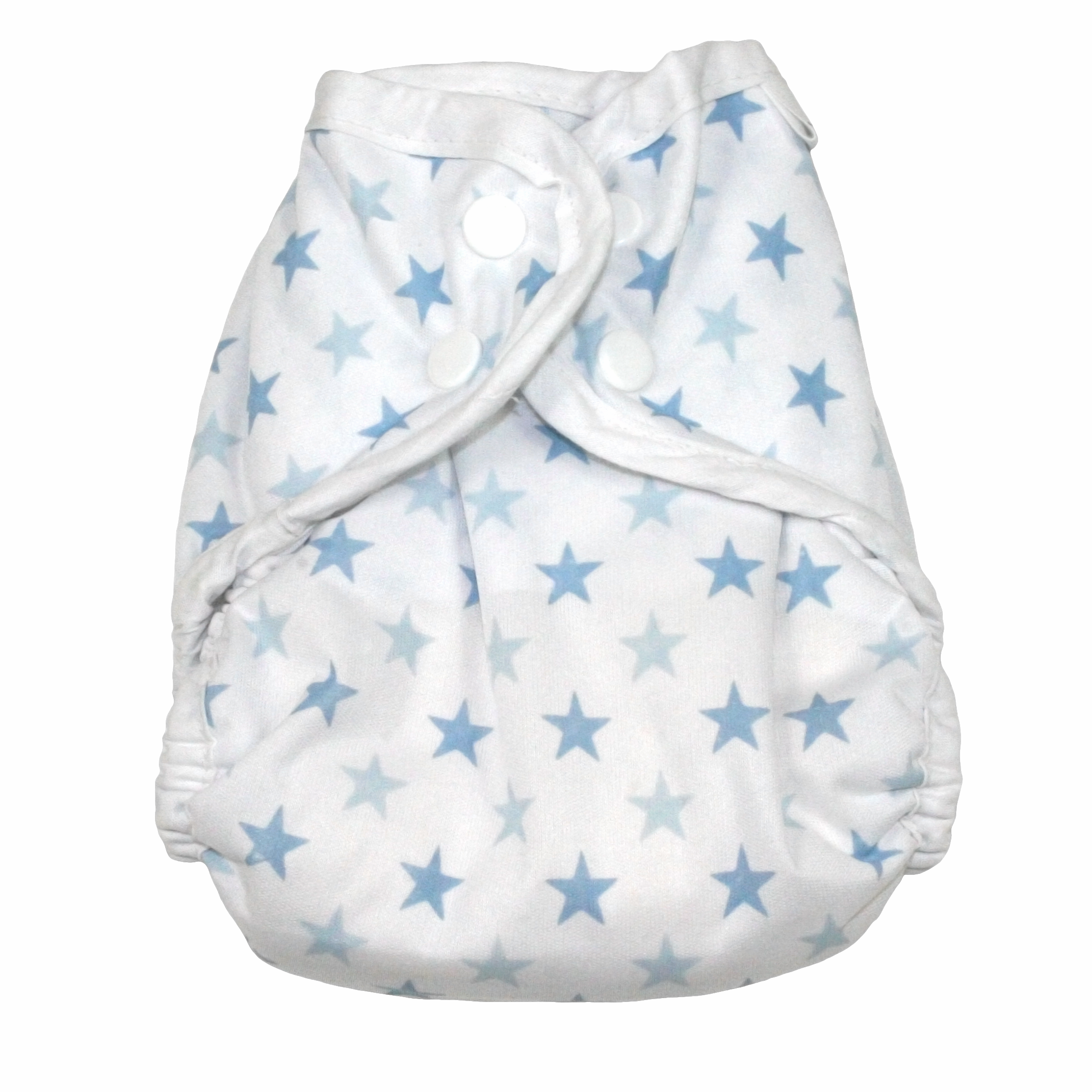 MuslinZ Tygblöja Blue stars stl 1