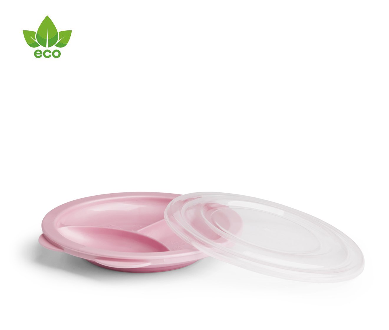 Herobility Eco Baby Plate Divider - Pink