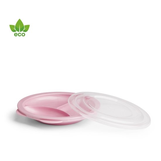 Herobility Eco Baby Plate Divider - Pink