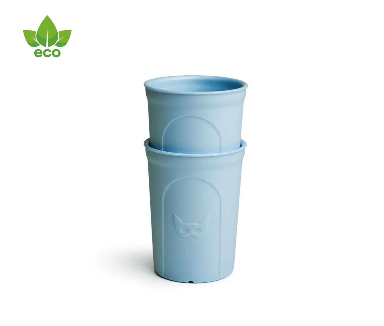 Herobility Eco Toddler Glass - Blue 2-pack