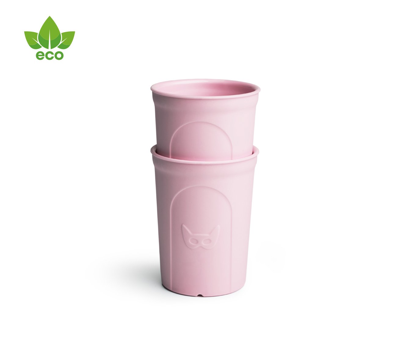 Herobility Eco Toddler Glass - Pink 2-pack