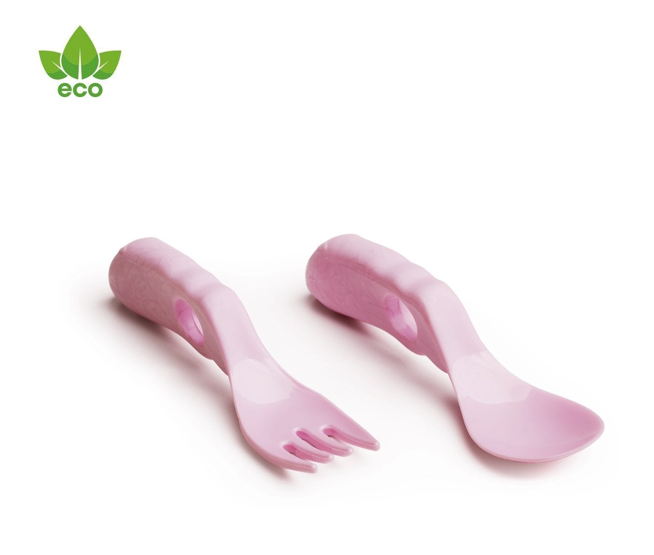 Herobility Eco Baby Spoon & Fork - Pink