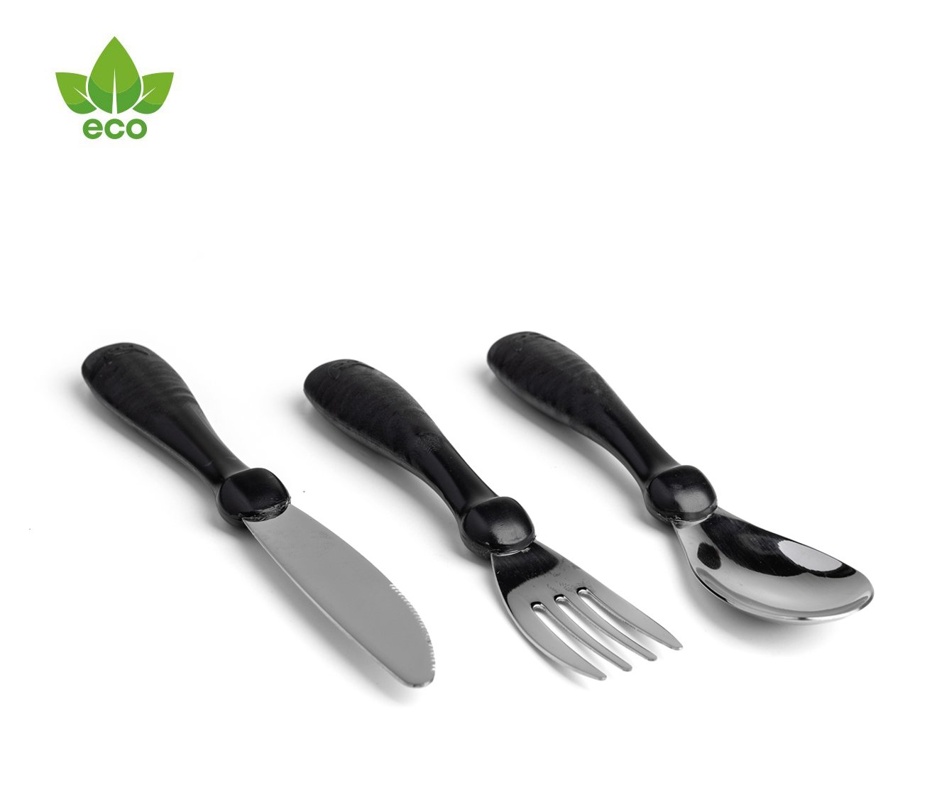 Herobility Eco Toddler Cutlery - Black