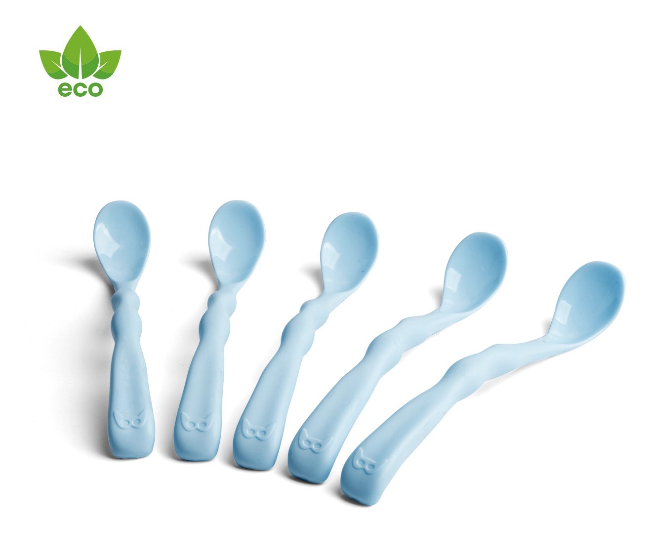 Herobility Eco Feeding Spoon Blue 5-pack