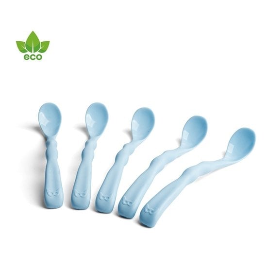 Herobility Eco Feeding Spoon Blue 5-pack