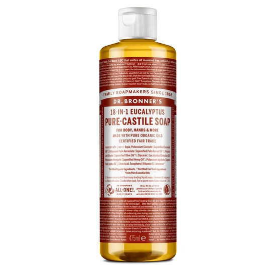 Dr. Bronner's Pure Castile Liquid Soap Eucalyptus 475 ml