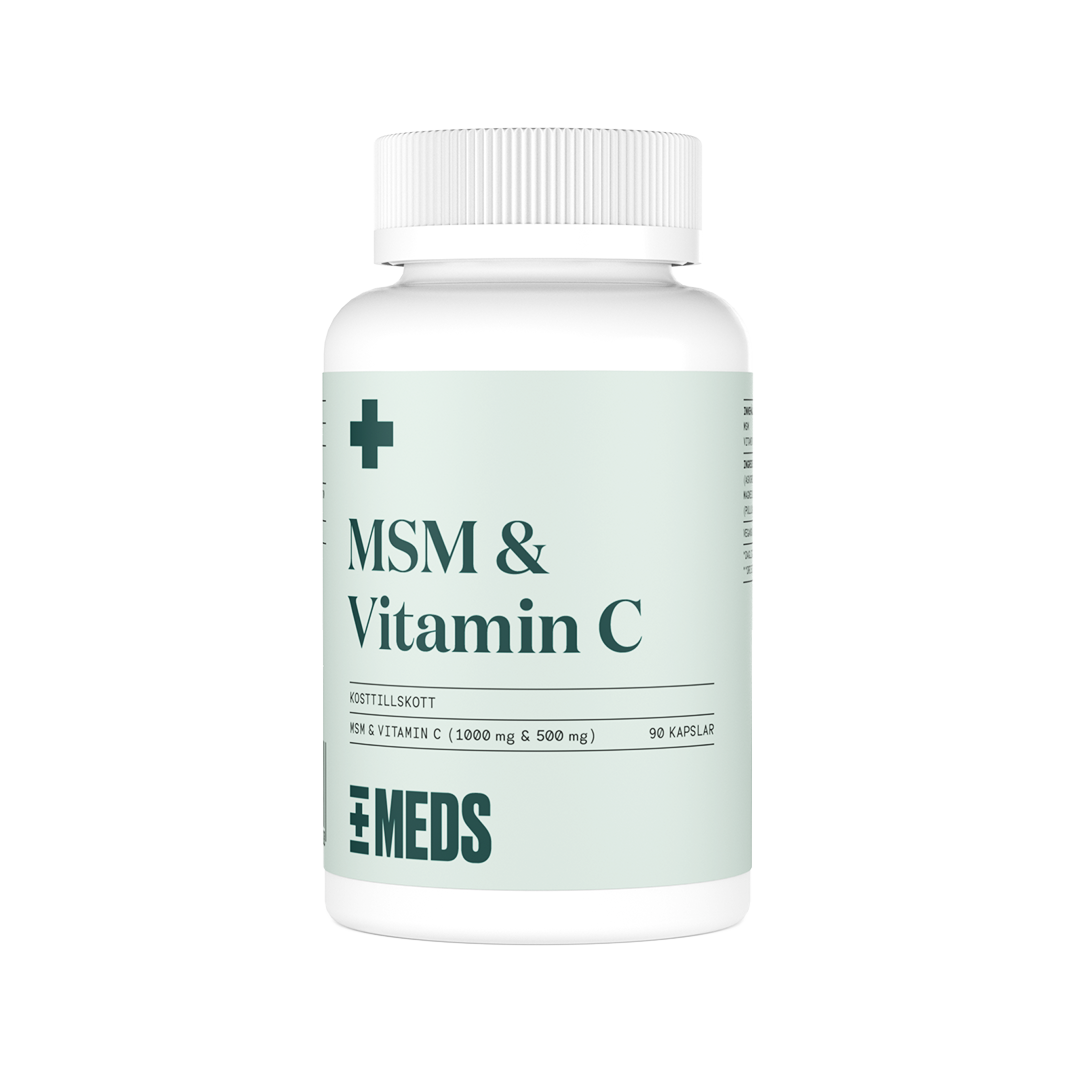 MEDS MSM + Vitamin C 90 kapslar