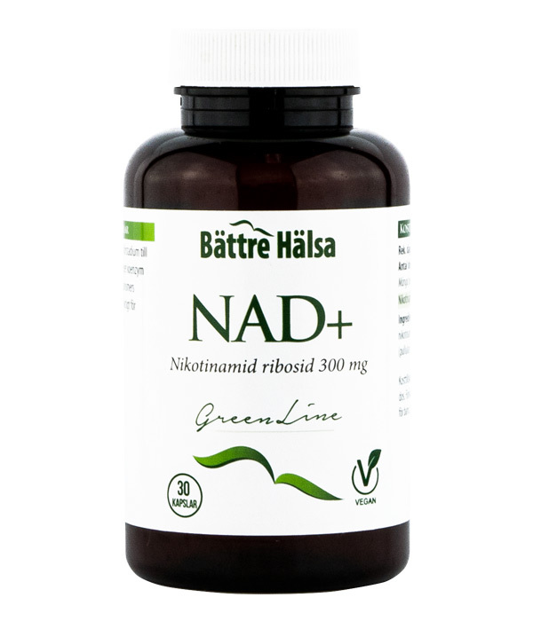 Bättre Hälsa NAD+ 300 g 30 kapslar