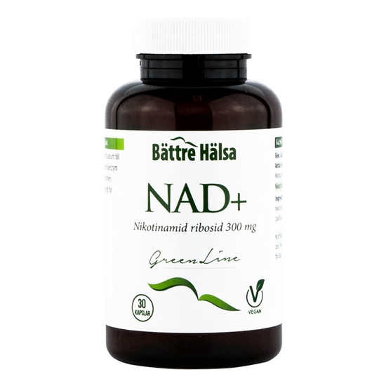 Bättre Hälsa NAD+ 300 g 30 kapslar