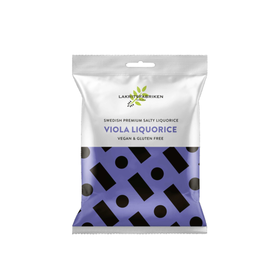 Lakritsfabriken Premium White Salty Viola 100 g