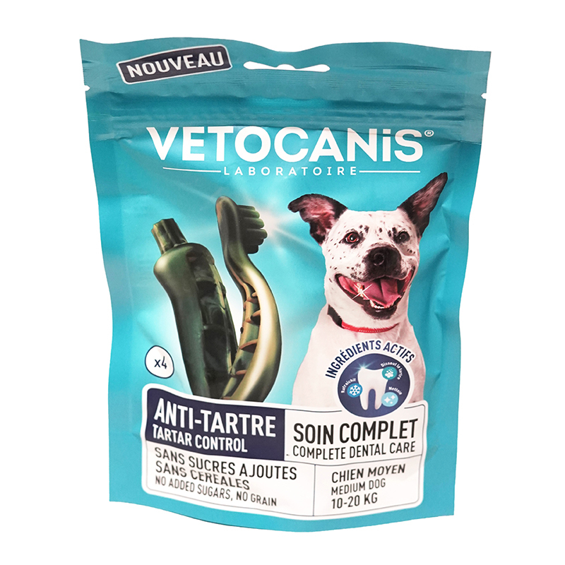 Vetocanis Dentaltugg För Hund Medium 4-pack