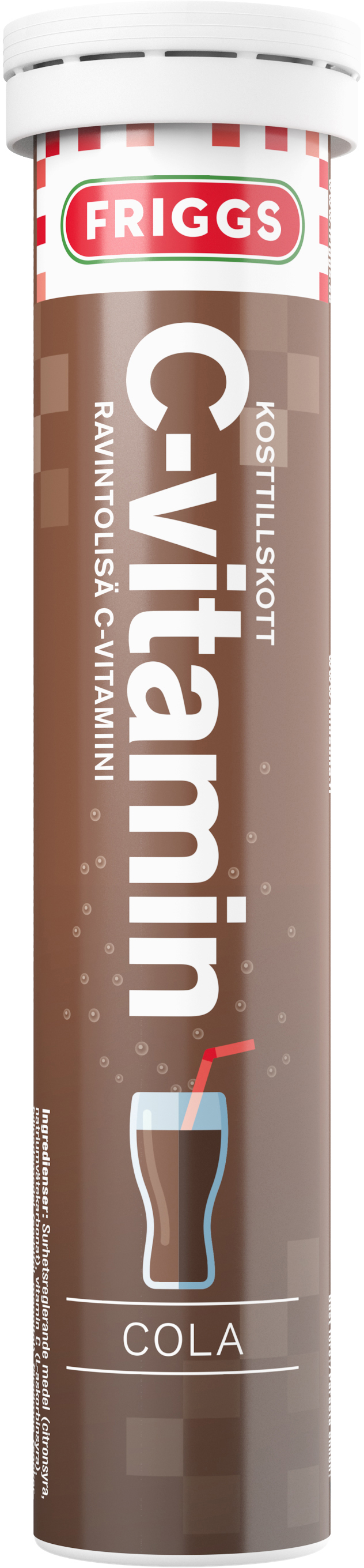 Friggs C-vitamin Cola 20 brustabletter