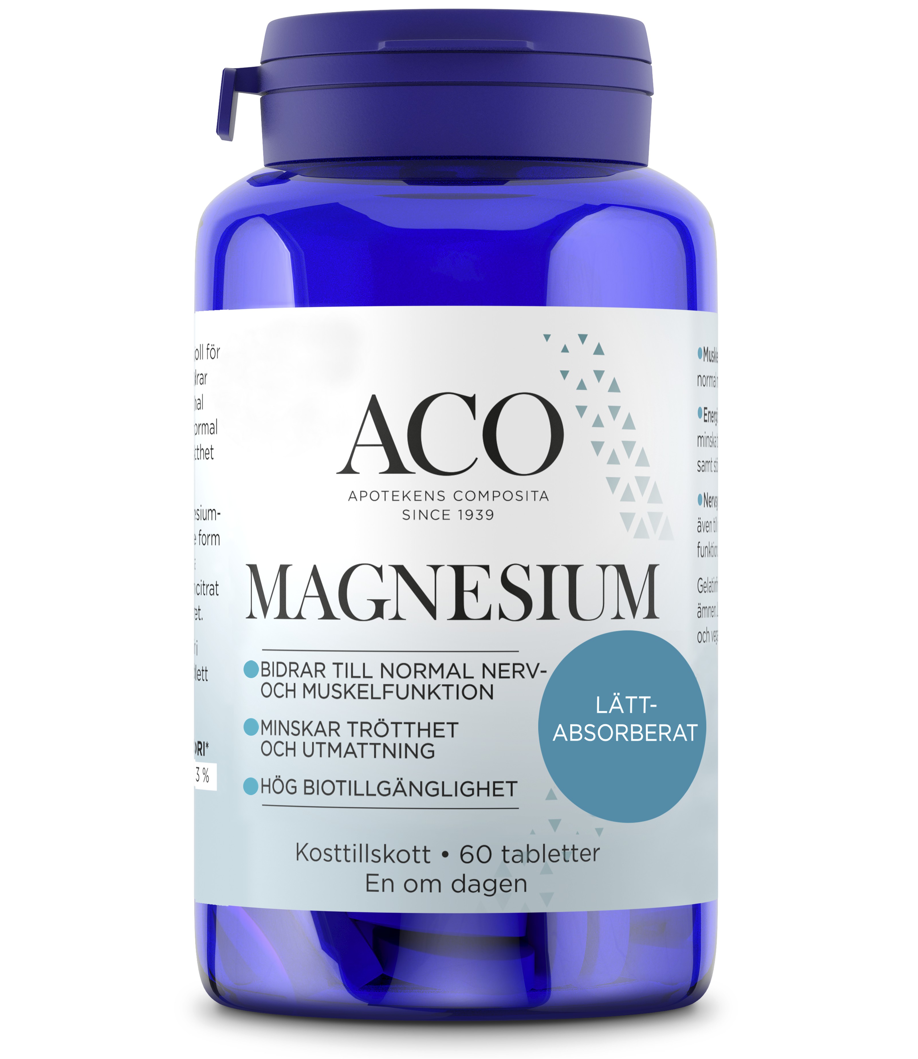 ACO Magnesium 200 mg 60 tabletter