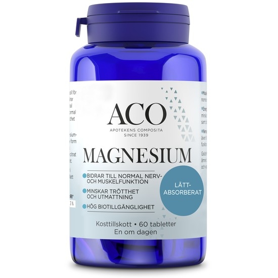 ACO Magnesium 200 mg 60 tabletter