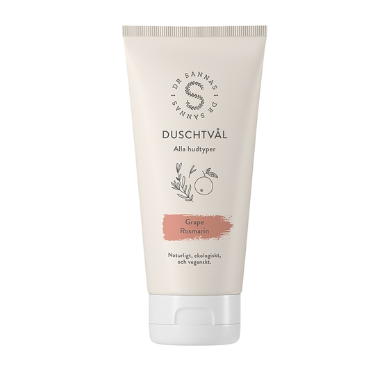 Dr Sannas Duschtvål Grape/rosmarin 175 ml