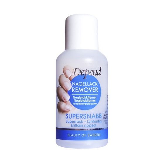 Depend Miniremover Supersnabb Blå 35 ml