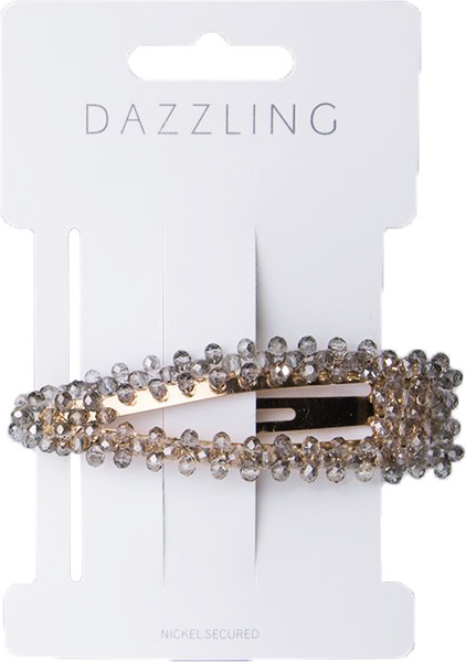 Dazzling Hårklämma Grå Stenar