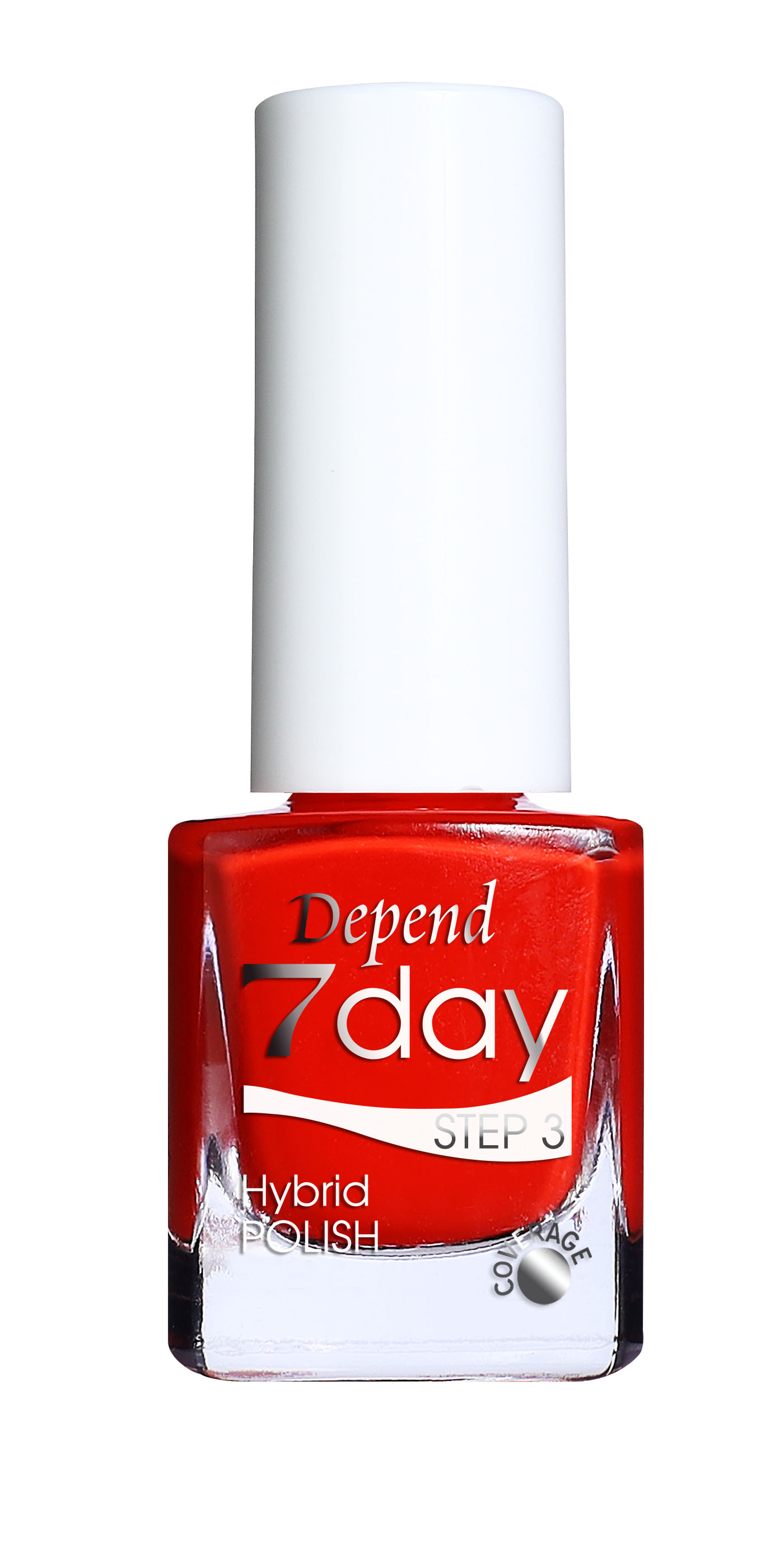 Depend 7day Hybrid Polish 7221 Red Makes Me Smile 5 ml