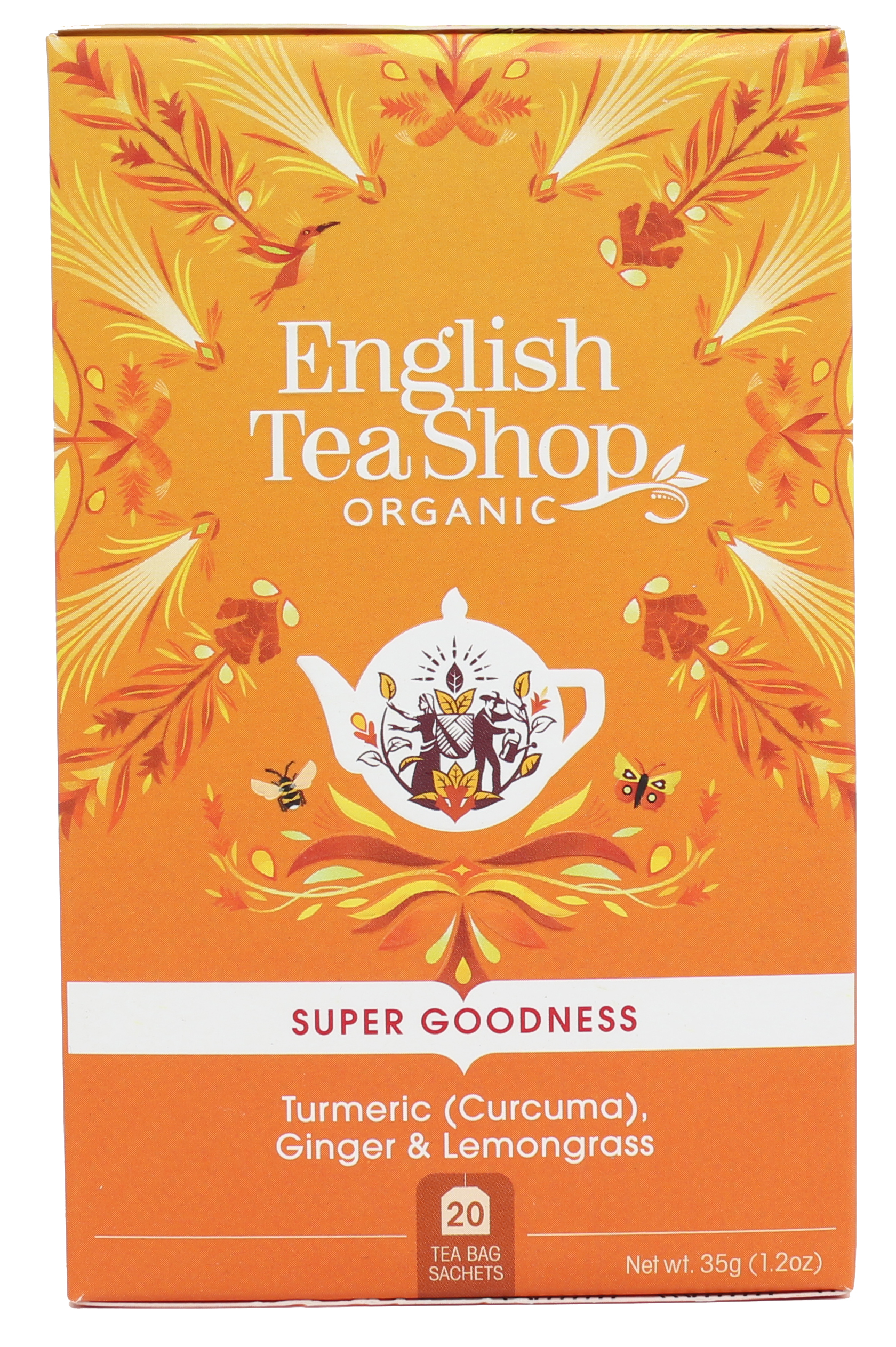 English Tea Shop Super Goodness Gurkmeja, Ingefära & Citrongräs 35 g