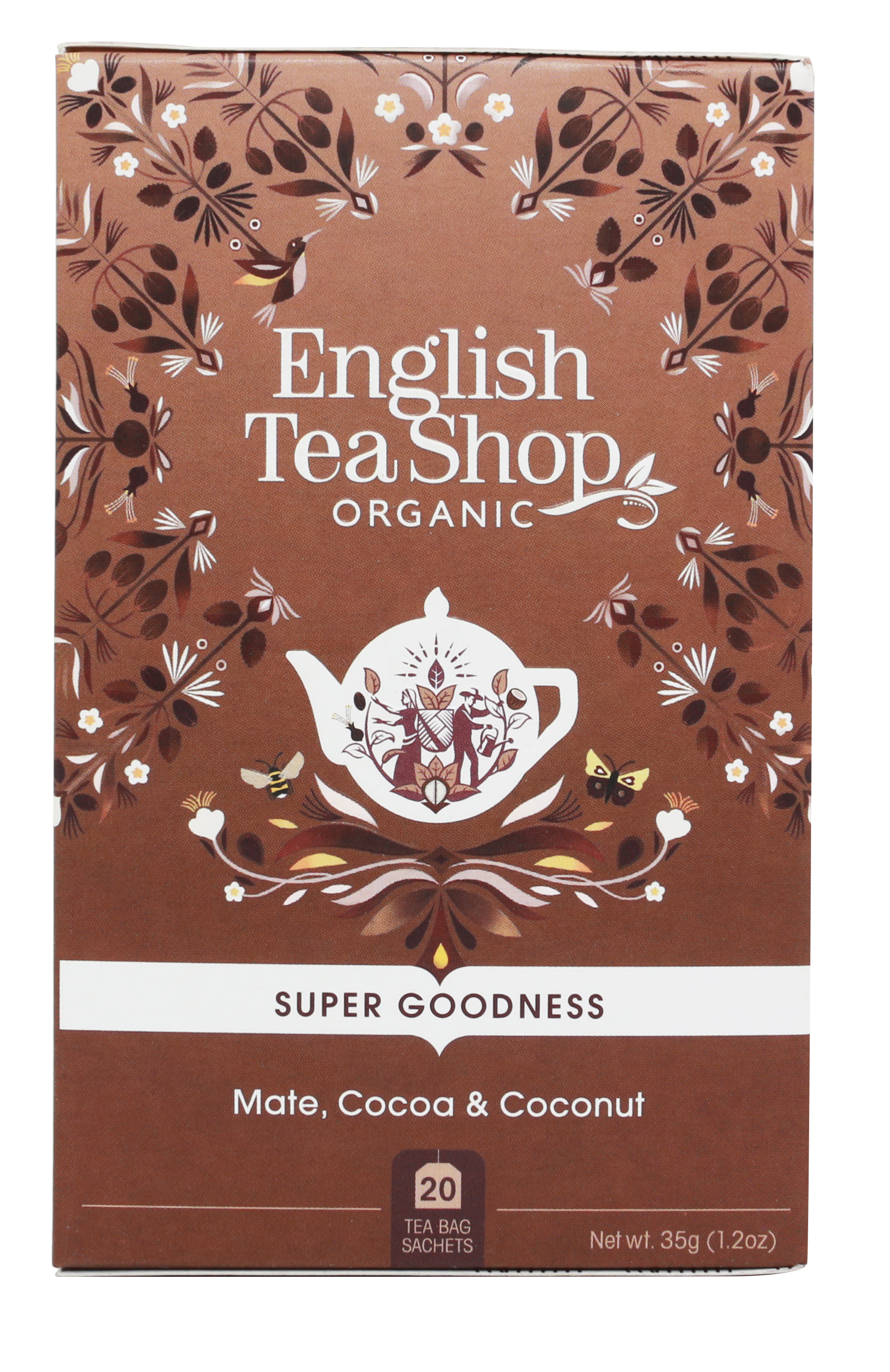 English Tea Shop Super Goodness Mate, Kakao & Kokosnöt 35 g