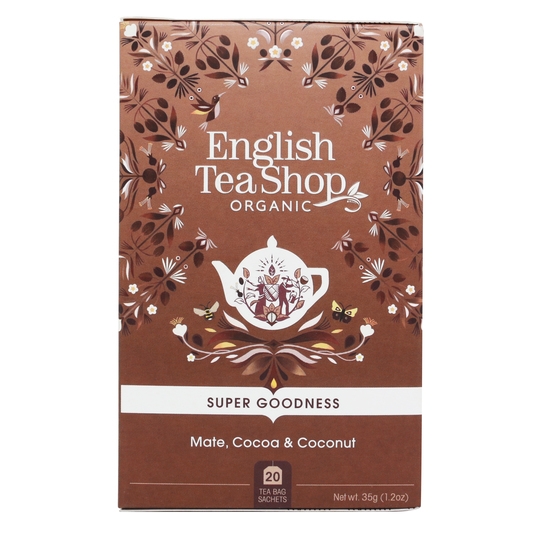 English Tea Shop Super Goodness Mate, Kakao & Kokosnöt 35 g