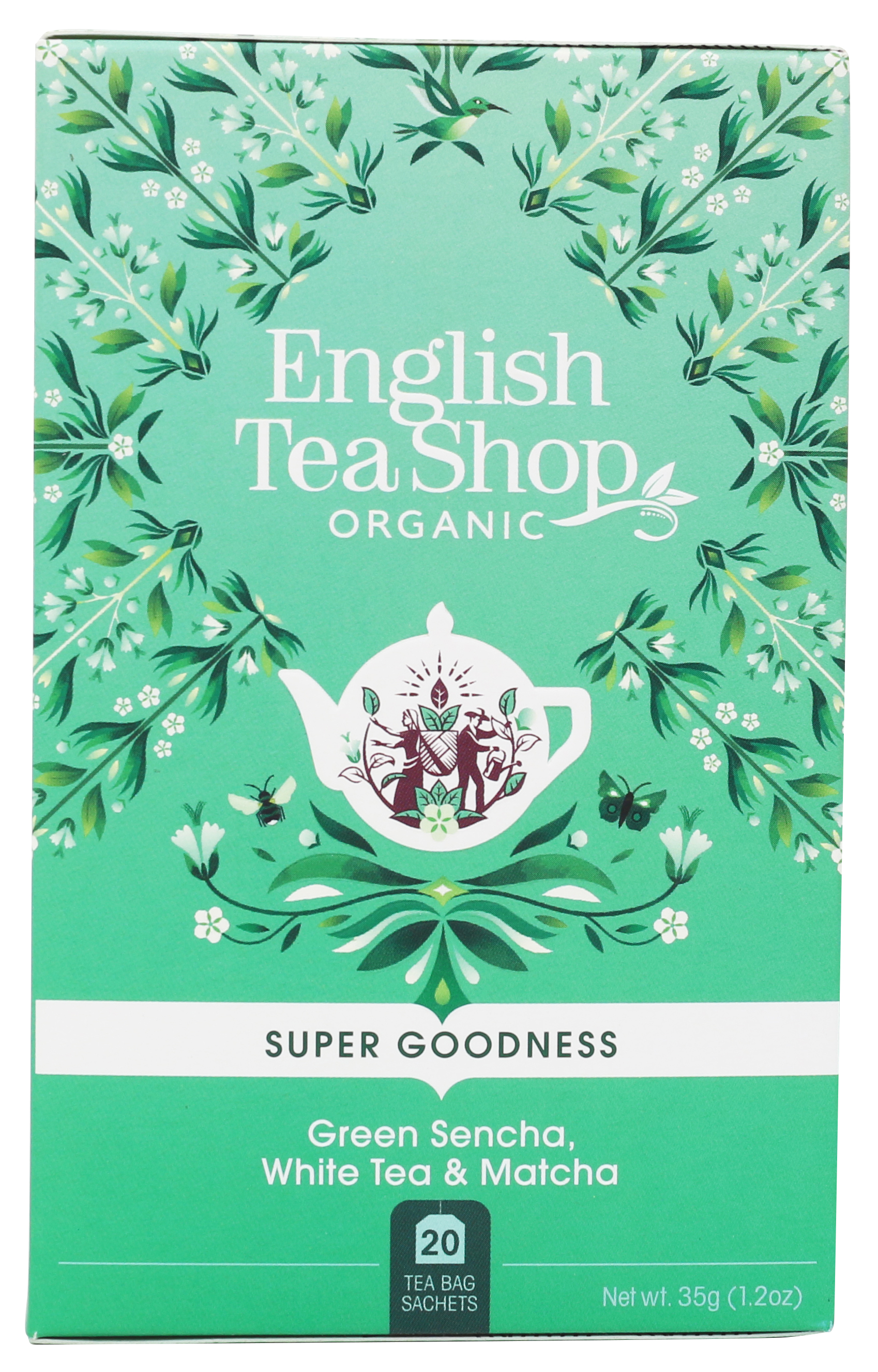 English Tea Shop Super Goodness Mix Grönt te, Sencha, Vitt te & Matcha 35 g