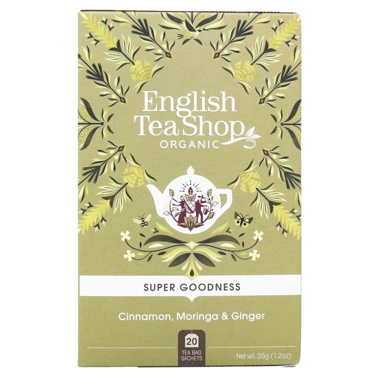 English Tea Shop Super Goodness Moringa, Kanel & Ingefära 35 g
