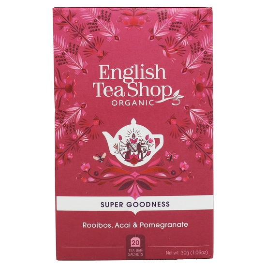 English Tea Shop Super Goodness Rooibos, Acai & Granatäpple 30 g