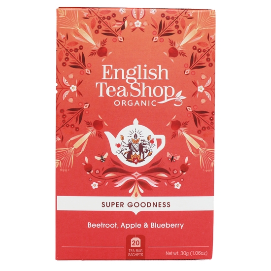 English Tea Shop Super Goodness Rödbeta, Äpple & Blåbär 30 g