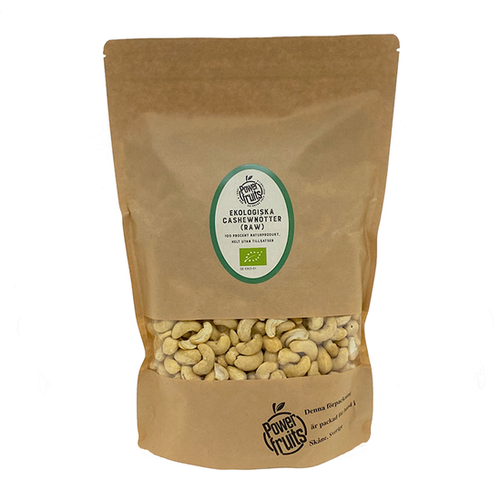 Powerfruits Ekologiska Cashewnötter RAW 500 g