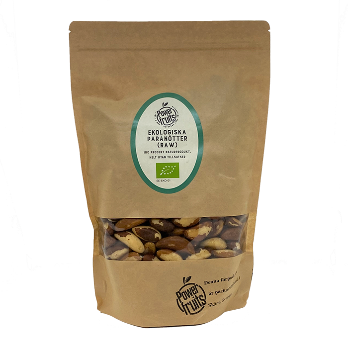 Powerfruits Ekologiska Paranötter RAW 500 g