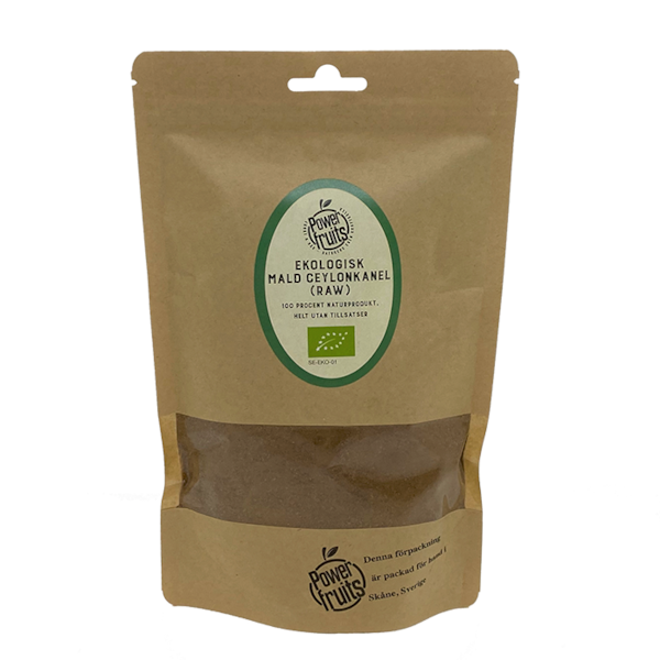 Powerfruits Ekologisk Ceylonkanel Mald RAW 200 g