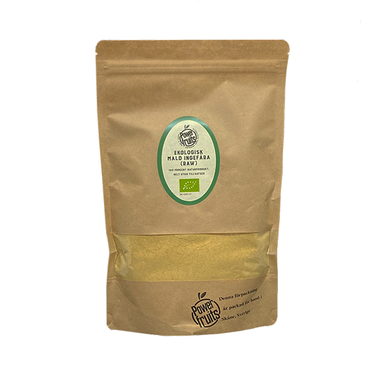 Powerfruits Ekologisk Mald Ingefära RAW 350 g