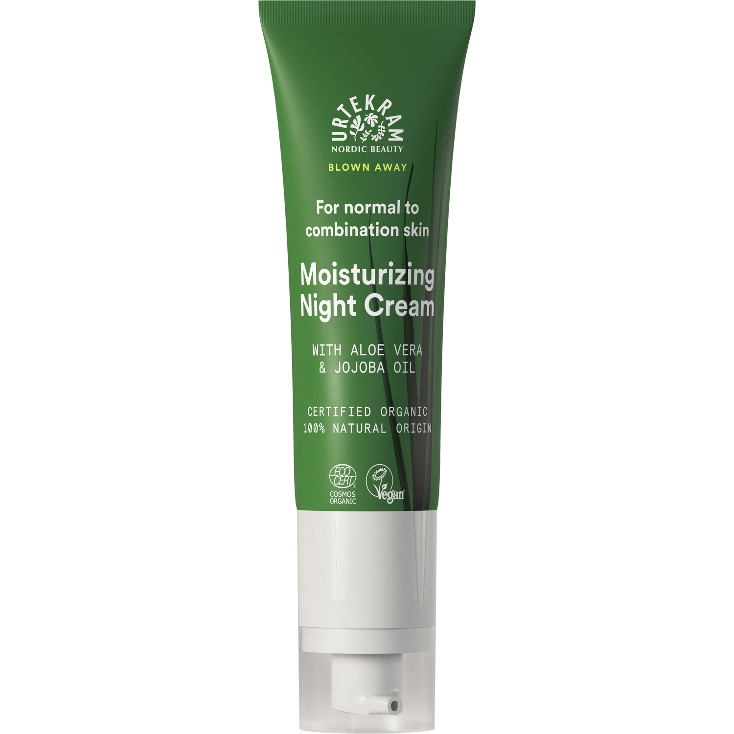 Alternativ bild 1 för Urtekram Nordic Beauty Urtekram Blown Away Wild Lemongrass Night Cream 50 ml