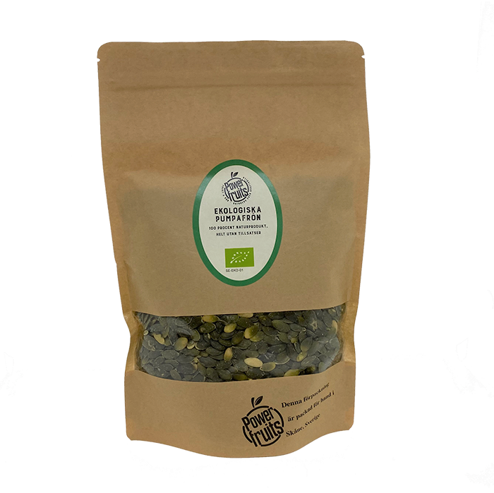 Powerfruits Ekologiska Pumpafrön 500 g