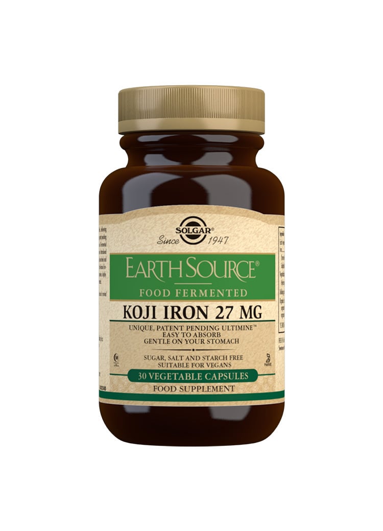 Solgar Fermented Koji Järn 27 mg 30 kapslar