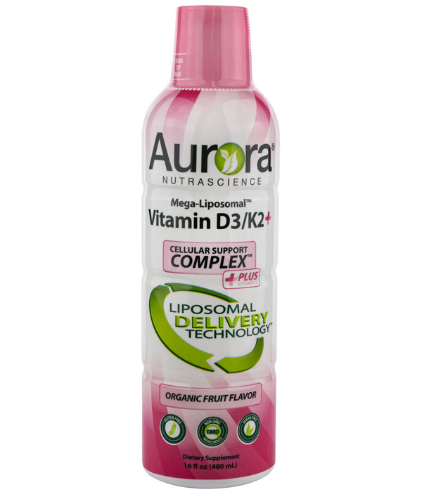 Aurora Liposomal Vitamin D3/K2+ 480 ml