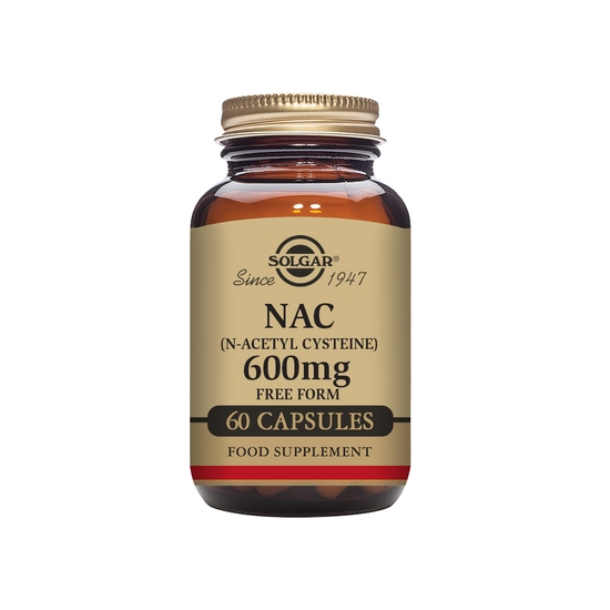 Solgar NAC (N-Acetyl L-Cysteine) 600 mg 60 kapslar