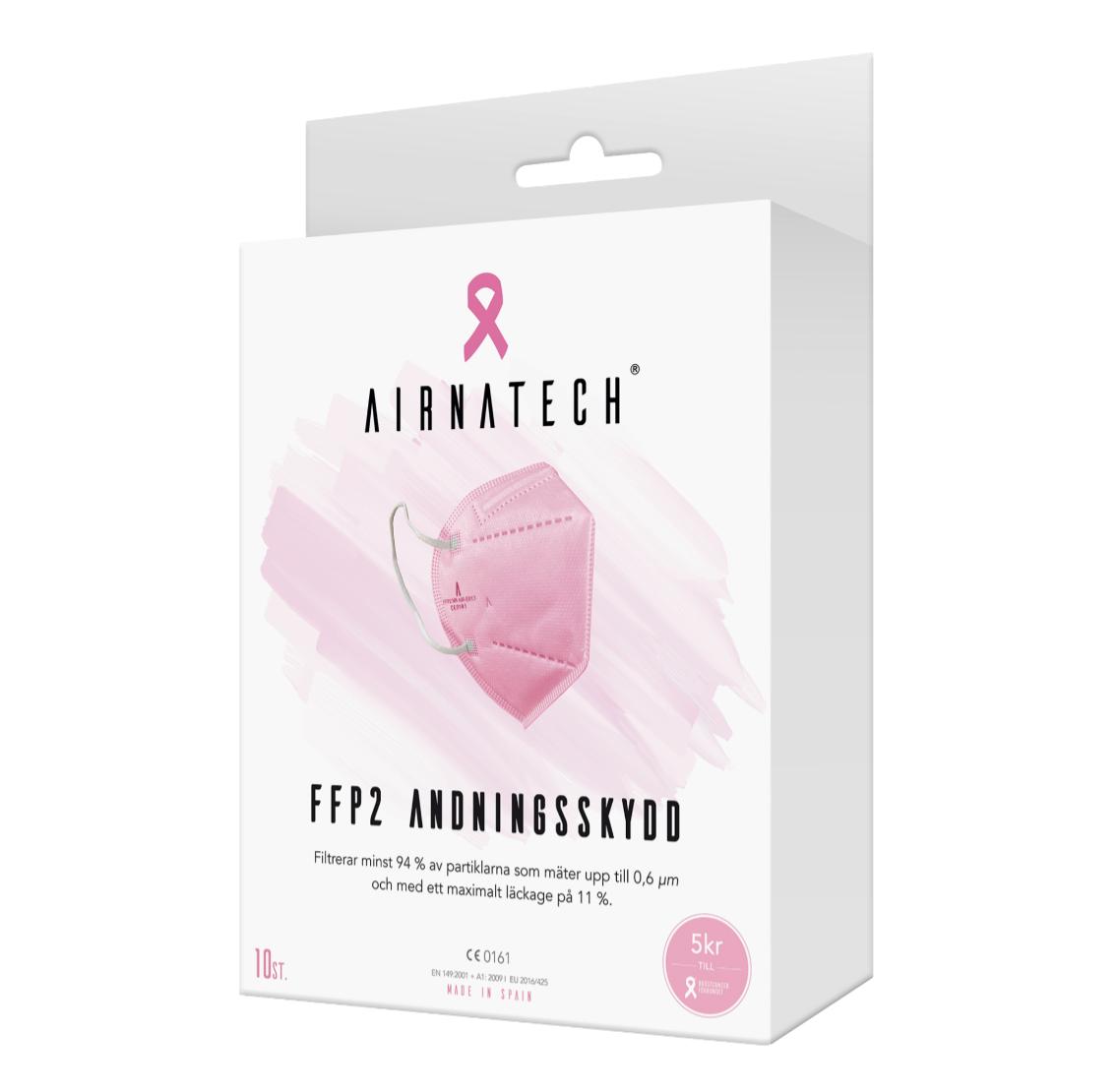 Airnatech FFP2 EN 149 Rosa 10-pack