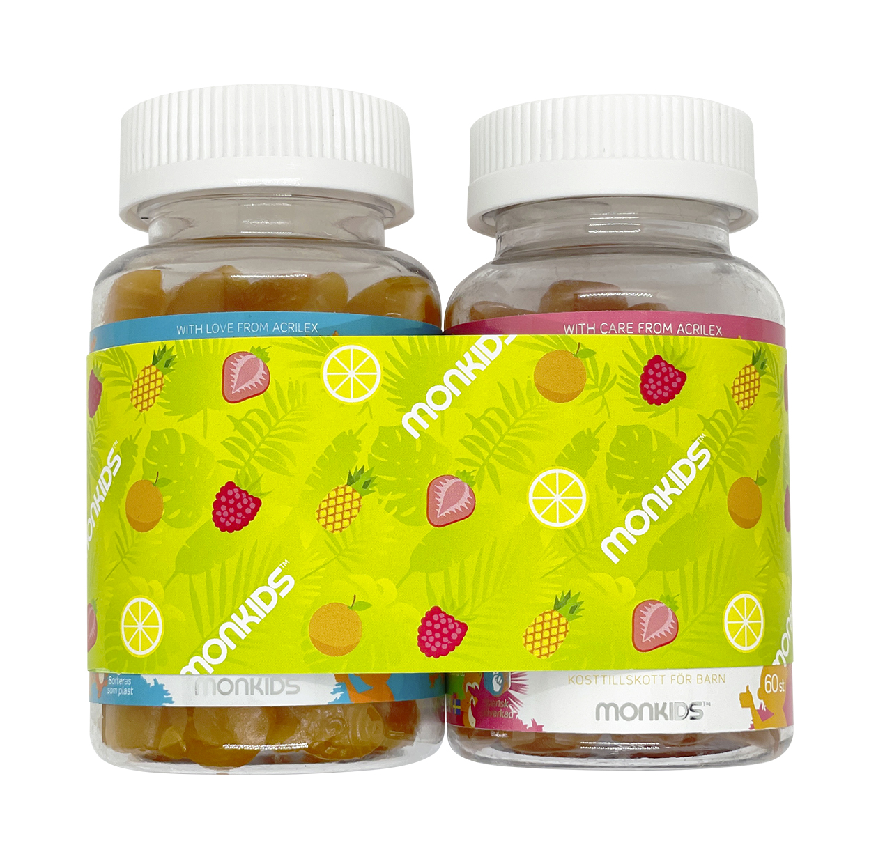 Monkids Multivitamin + Fiskolja 2-pack