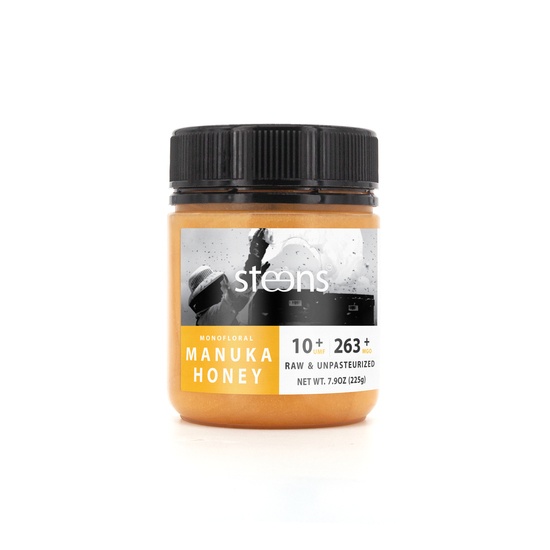 Steens UMF10+ (MGO 263+) Raw Manukahonung Monofloral 225 g