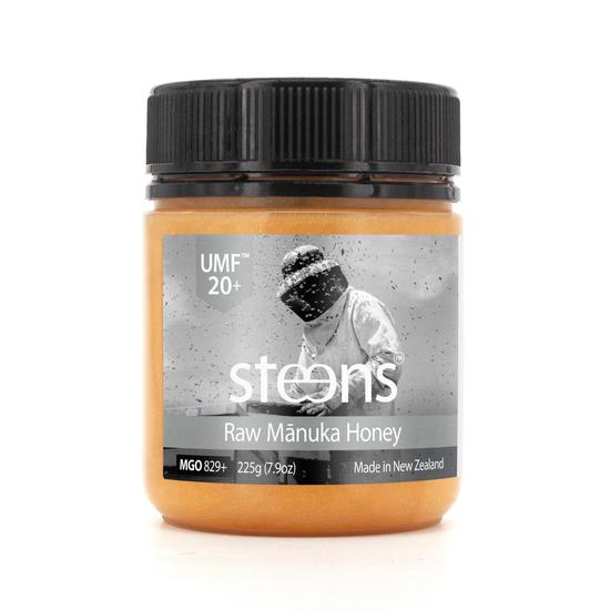 Steens UMF20+ (MGO 829+) Raw Manukahonung Monofloral 225 g