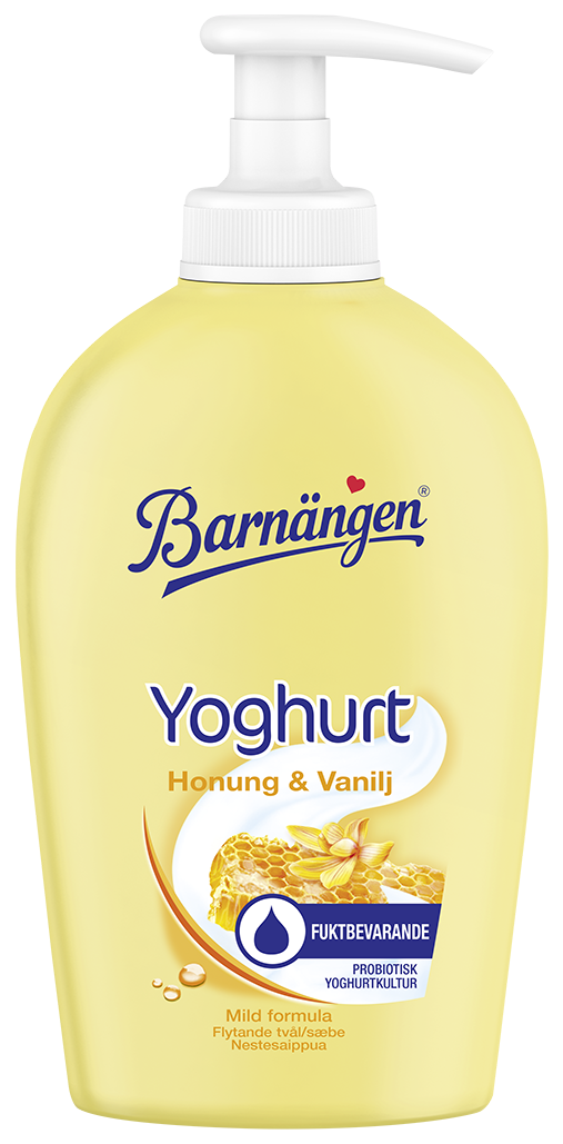 Barnängen Flytande tvål Yoghurt Honung&Vanilj 250 ml
