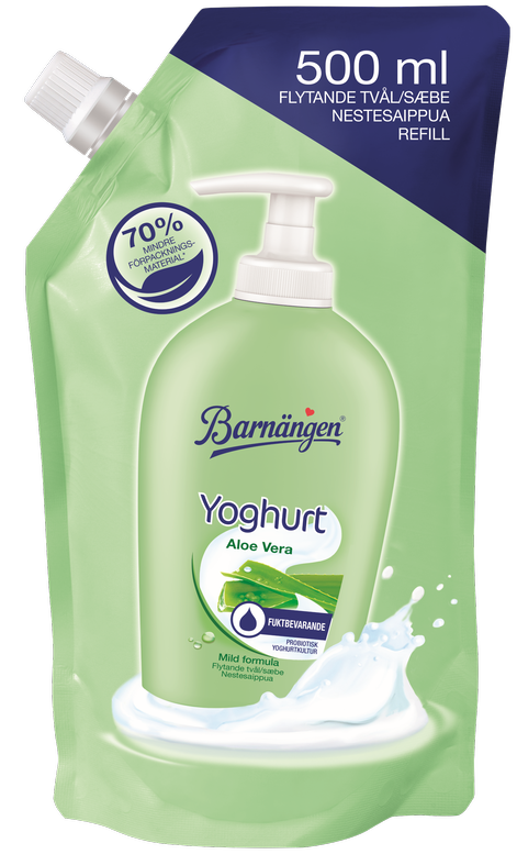 Barnängen Flytande tvål Mjuk Refill Aloe Vera 500 ml